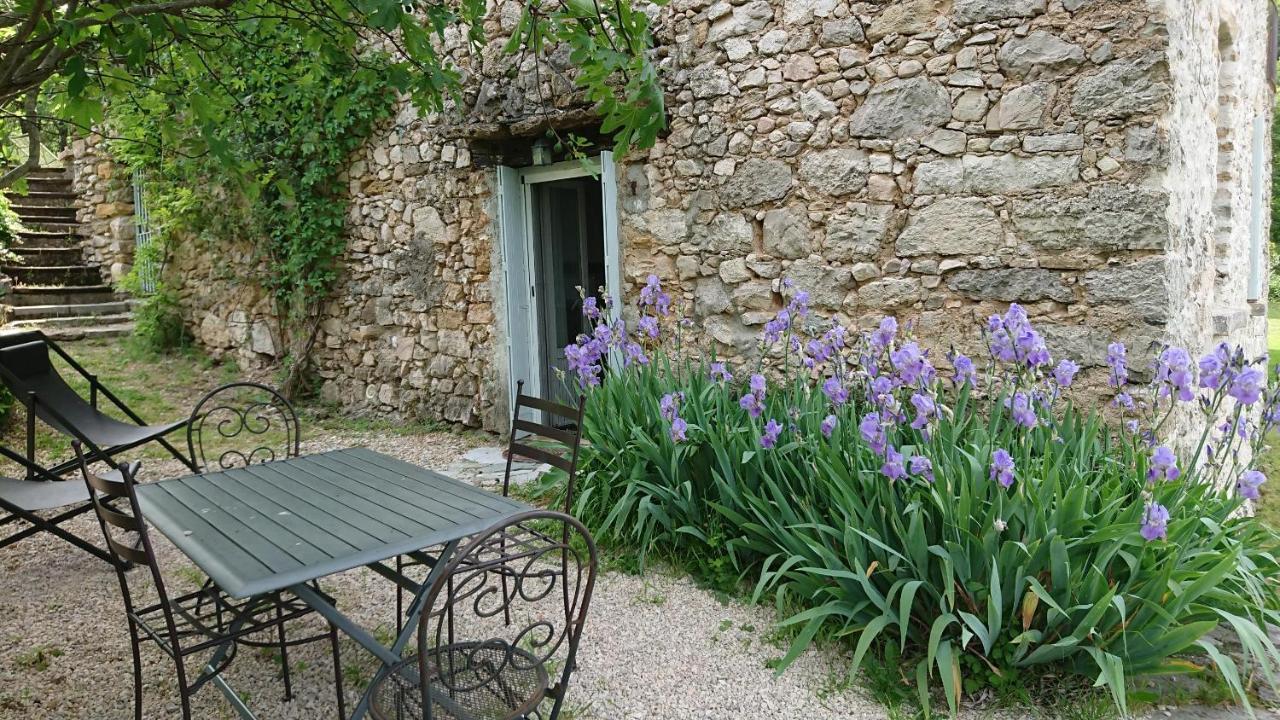 Gîte en Cévennes du sud, bergerie restaurée, 2 à 4 personnes, piscine, vue exceptionnelle, authenticité et confort Saint-Laurent-le-Minier Exterior foto