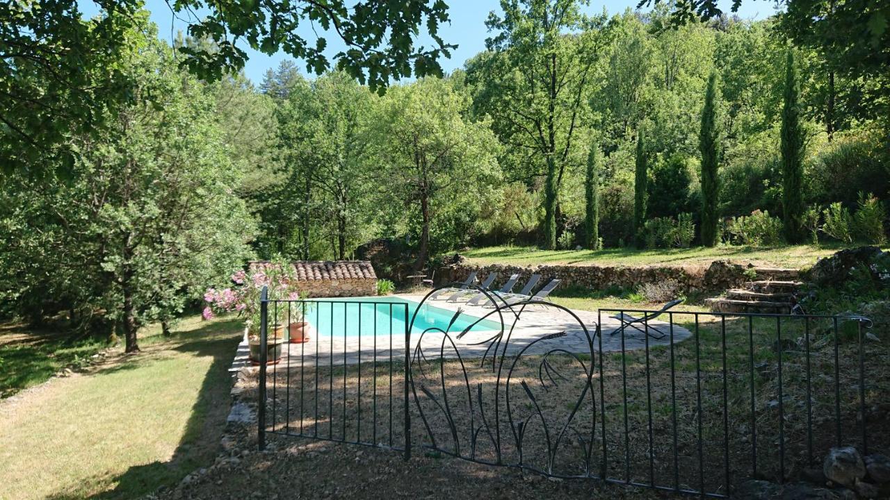 Gîte en Cévennes du sud, bergerie restaurée, 2 à 4 personnes, piscine, vue exceptionnelle, authenticité et confort Saint-Laurent-le-Minier Exterior foto