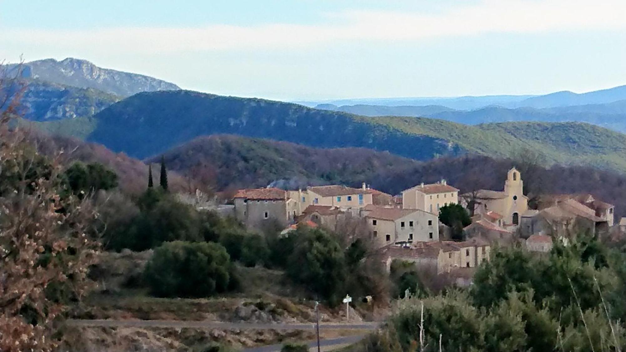 Gîte en Cévennes du sud, bergerie restaurée, 2 à 4 personnes, piscine, vue exceptionnelle, authenticité et confort Saint-Laurent-le-Minier Exterior foto